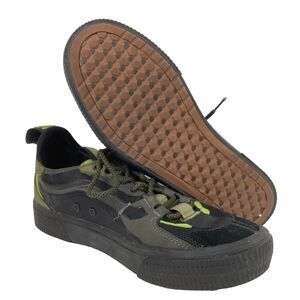 Vans Comfycush Old Skool-Men's 9/Women's 10.5-Black/Olive Green-Low Shoes-500383